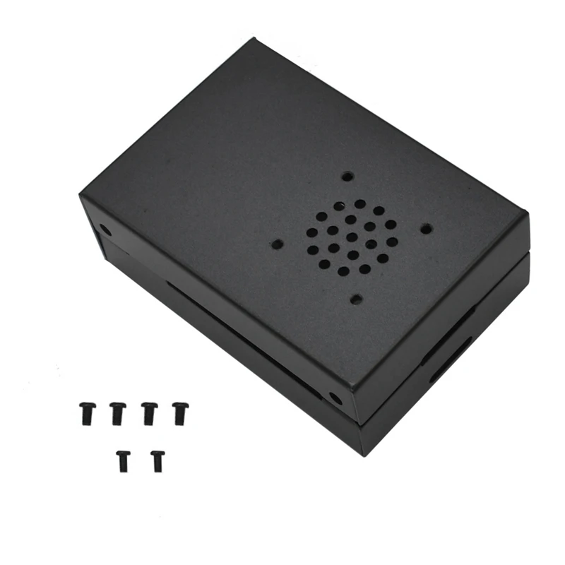 Подходит для Raspberry Pi 4 Металлический корпус защитный чехол Корпус чехол