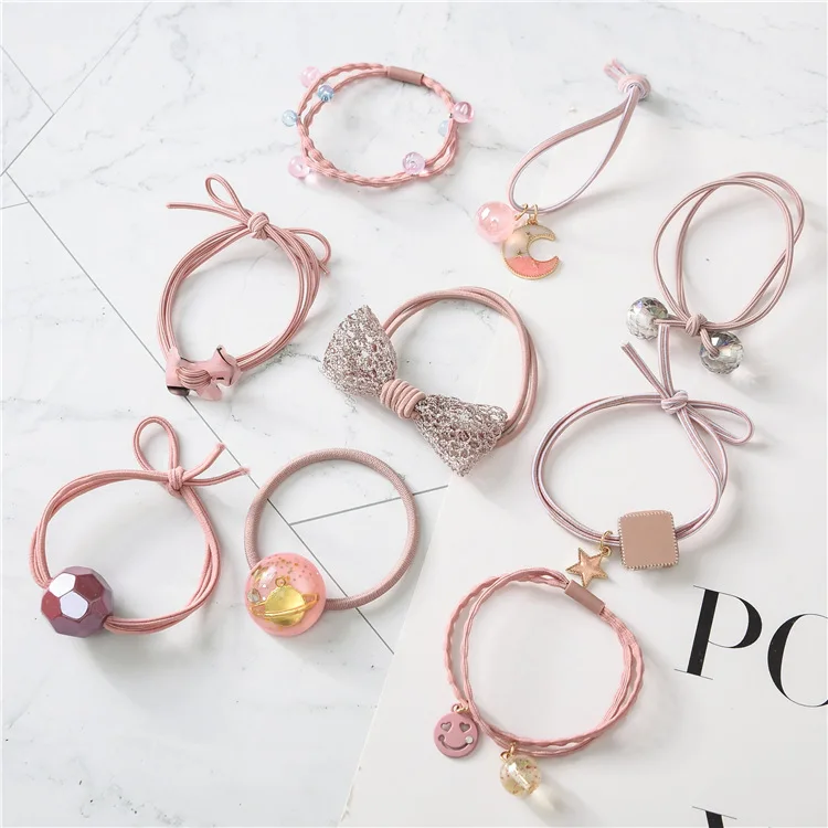 

18 Years Summer New Style Set Hair Band Korean-style Simple Versatile For Tying Hair Hairband Women's Headdress Knot Headband