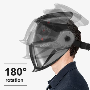 Máscara de soldadura ANDELI energía solar oscurecimiento automático filtro de luz TIG/MIG/CUT/MMA