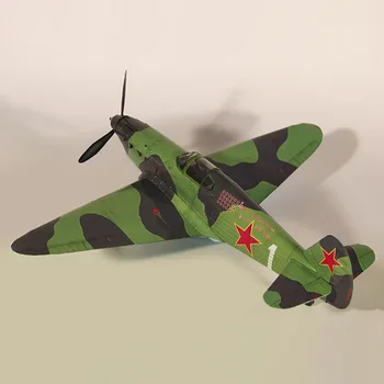 

1:35 Soviet Yak-1 Fighter DIY 3D Paper Card Model Building Sets Construction Toys Educational Toys Military Model