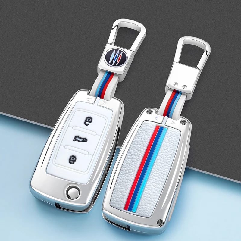 Custodia per chiave auto in lega di zinco per VW Volkswagen Polo Tiguan Passat B5 B6 B7 Golf 4 5 6 MK6 Jetta Lavida per Skoda Octavia 21 Custodia per chiave auto in lega di zinco per VW Volkswagen Polo Tiguan Passat B5 B6 B7 Golf 4 5 6 MK6 Jetta Lavida per Skoda Octavia - Heb90cf03d0334d479d5aa926126a355aj