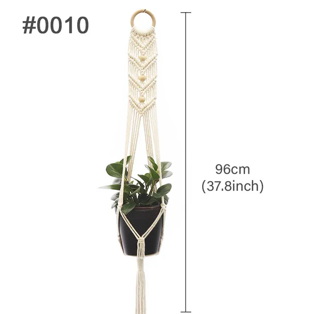 Hot Sales 100%Handmade Macrame Wall Hanging Macrame Plant Hanger Flower/Pot Hanger For Wall Decor Hanging Planter Hanging Basket 