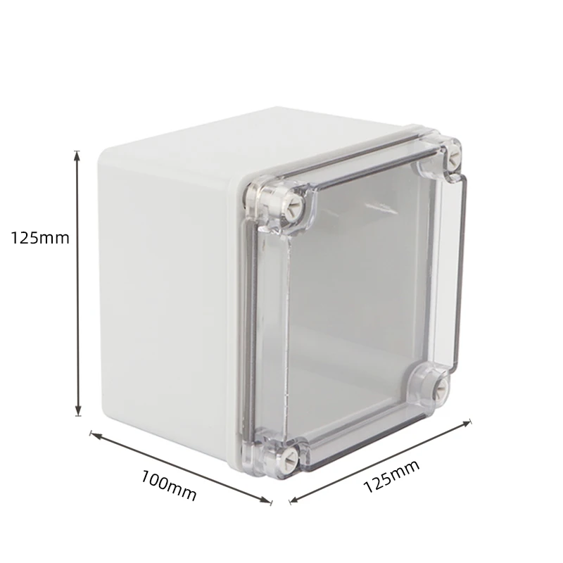 Scatola di giunzione impermeabile IP65 Scatola elettrica grande ABS, Connettore cavo esterno, Custodia per coperchio elettrico resistente alle intemperie Bianco (150x110x70mm) - AVARTEK