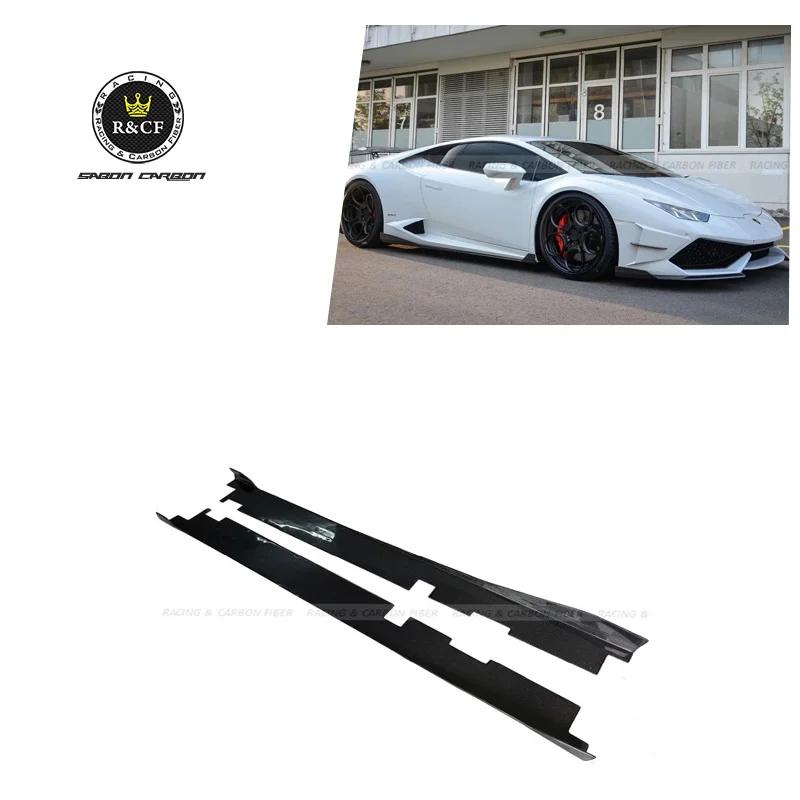 Боковые юбки из углеродного волокна в стиле DMC Huracan LP610 для Lamborghini | Автомобили и