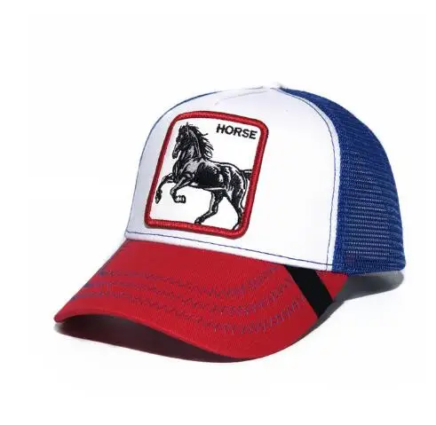 С биркой broidery лошадь Snapback бейсболка для дальнобойщика козырек животных фермы