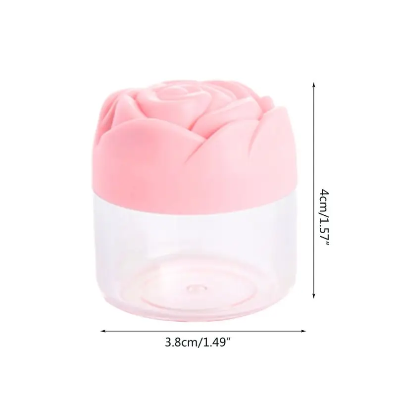 로즈 패턴 뚜껑 빈 병 화장품 용기 상자 e65f와 5Pcs 20g 크림 항아리
