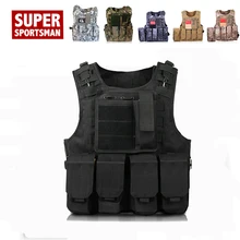 Военный тактический жилет 600D Molle, боевой штурмовой жилет для мужчин и детей, тактический жилет для страйкбола, верхняя одежда, Охотничий Жилет
