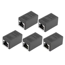 5x RJ45 встроенный соединитель Cat7 Cat6 Cat5e Ethernet LAN Сетевой кабель адаптер патч-корд адаптер конвертер