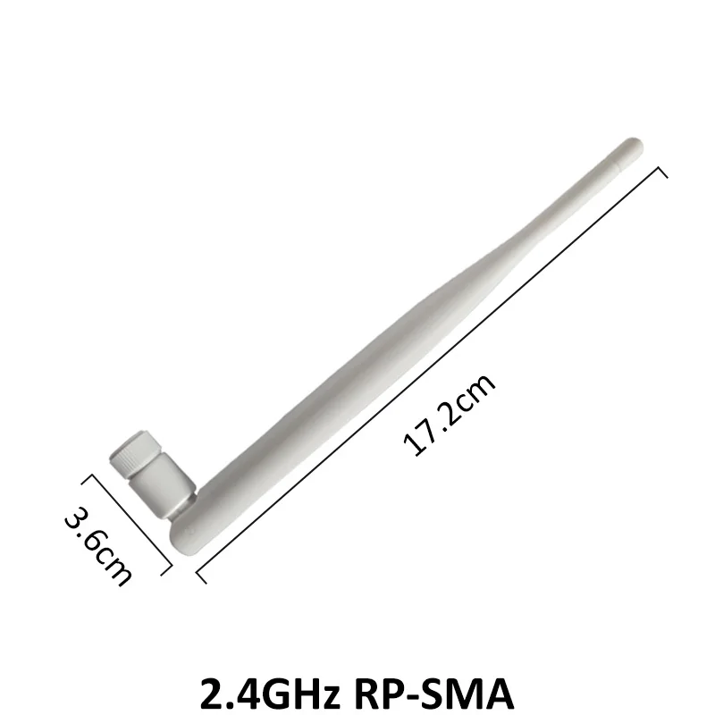 2,4 ГГц WiFi антенна 5dBi антенна RP-SMA разъем 2,4 ГГц антенна wi fi антенна для беспроводного маршрутизатора Wifi усилитель