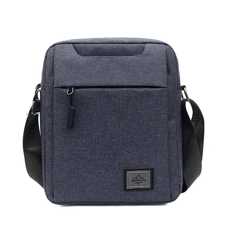Gray New Men's Diagonal Package Usb Charging Chest Bag Three Color Optional Oxford Cloth Men's Business Travel Bag Daily Office Bag - Цвет: Gray