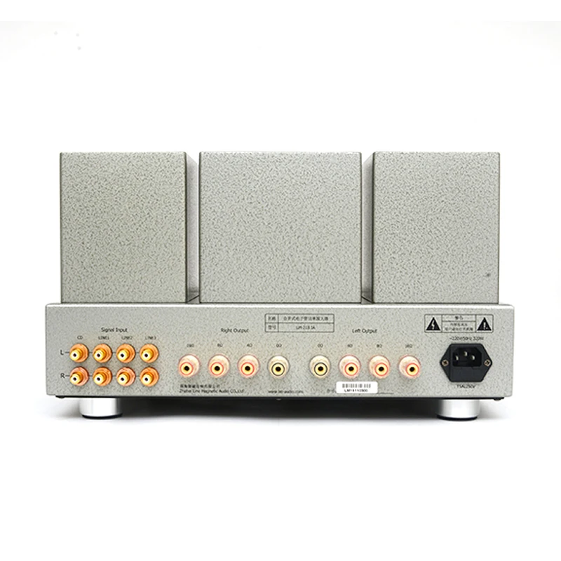 LineMagnetic LM-218IA комбинированный усилитель мощности, 6P6P, 845 трубка, 22 Вт+ 22 Вт, 10 Гц до 50 кГц(-1.5дб), 1%(1 кГц