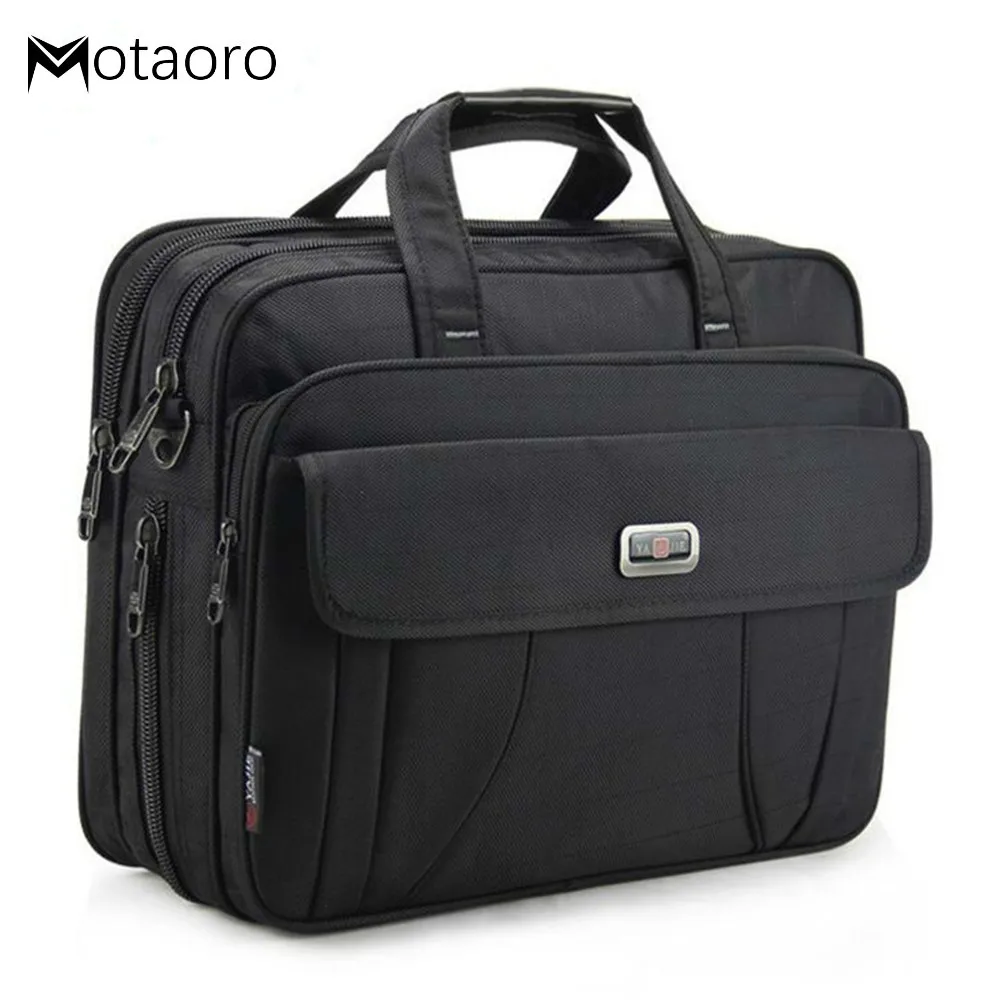 Портфель на плечо для мужчин и женщин большой деловой водонепроницаемый саквояж