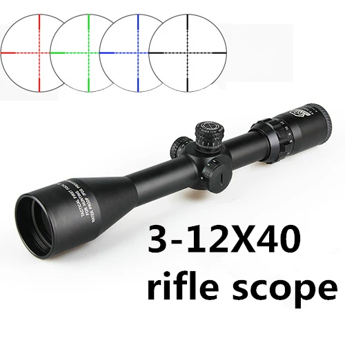 gs1-0252 3-12X40 Canis Latrans винтовка прицел охотничий прицел 3-12X40 винтовка Scoep 4-16x42SFIRF винтовка прицел 4-14x44SFF боковая фокусировка Охотник стрельба прицел - Цвет: gs1-0252 3-12X40