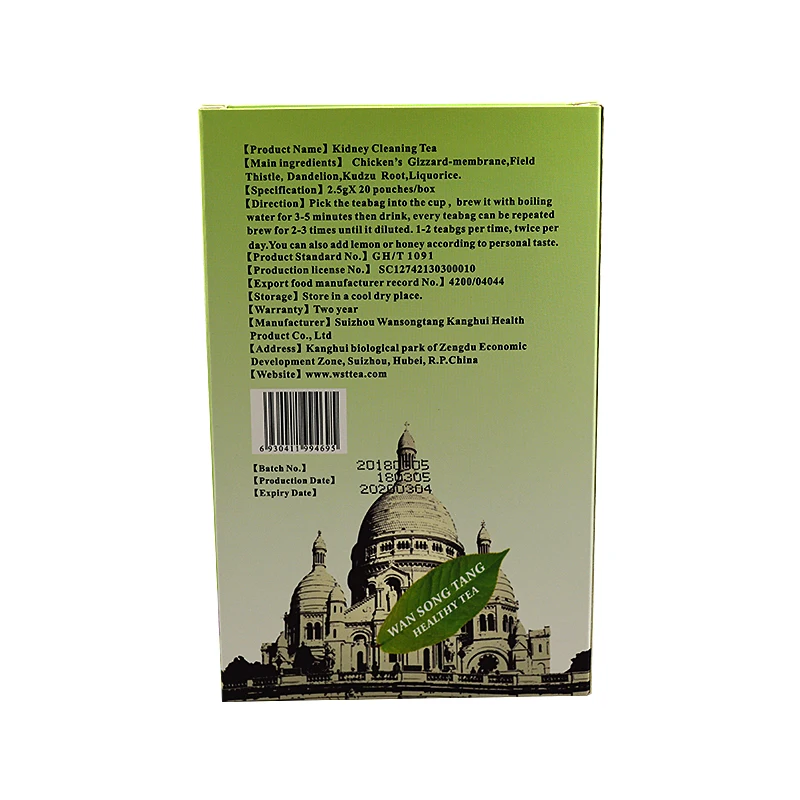 20 шт./лот Чистка камня в почках чай желчного пузыря лечение камня в почках очистка Желчного Камня продукт Слива каменного чая