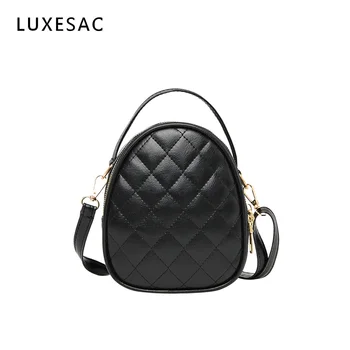 

Mini Diamond Lattice Crossbody Bags for Women Sac a Main Leather Luxury Handbags Women Bags Designer Black Shoulder Bolso Mujer