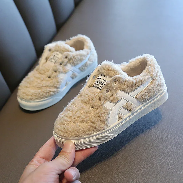 Winter Kids Suede casual shoes for Kid's new children's sports shoes boys girls casual breathable mesh baby toddler shoes