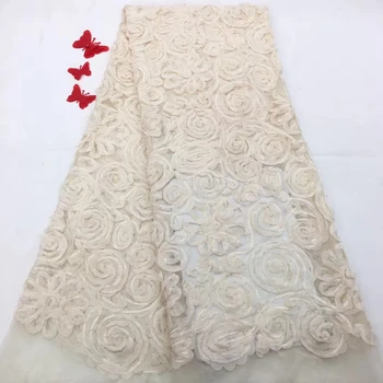 

Best Selling Swiss voile laces African Lace Fabric Nigerian French Fabric 2020 High Quality African Tulle Lace Fabric RF27571