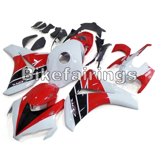 Мотоцикл Полный комплект обтекателя Для Honda CBR1000RR 2008 2009 2010 2011 09 11 ABS Пластик впрыска капоты-глянцевый красный черный, белый цвет