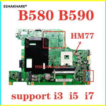 

For Lenovo B590 B580 V580C Notebook Motherboard HM77 support i3, i5 ,i7 tested good free shipping