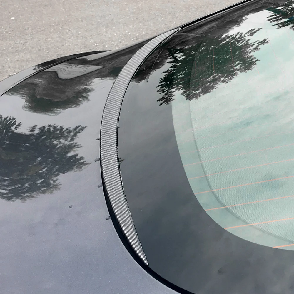 Для Tesla Model3 хвост черный/углеродное волокно зерна задний спойлер окно водоудерживающее крыло установка автомобильные аксессуары украшения