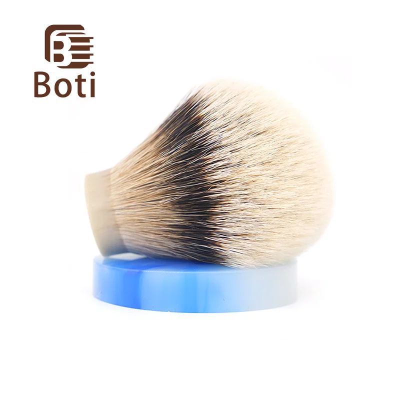 Boti Brush-SHD Silk HMW Silvertip Badger hair knot Super Higher density Silk HMW Silvertip  Bulb Shape shaving brush knot