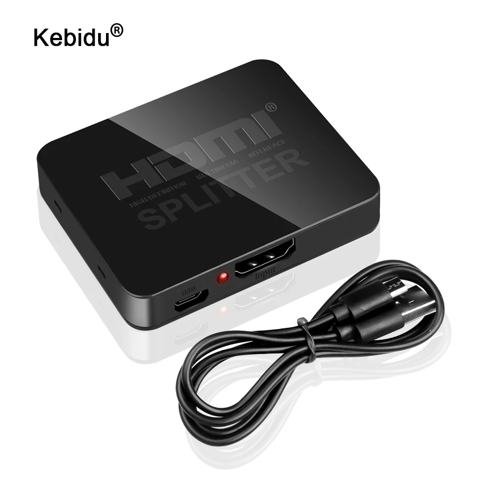 Full HD 1080p HDCP 4K разделитель переключатель 1x2 усилитель раздельный двойной дисплей
