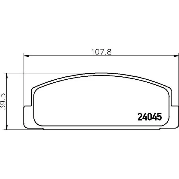 Колодки тормозные дисковые задн. FAMILY II 6(GG) 6 Hatchback(G