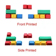 10 шт. сменная механическая клавиатура OEM профиль ключ крышка набор RGBY цвет прочный ключ крышка