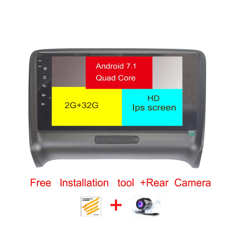 Top 7 Inch Vehicle GPS Navigation System Parktronic Display Touch Screen Car Central Multimedia Player DVD Stereo Bluetooth Radio 5