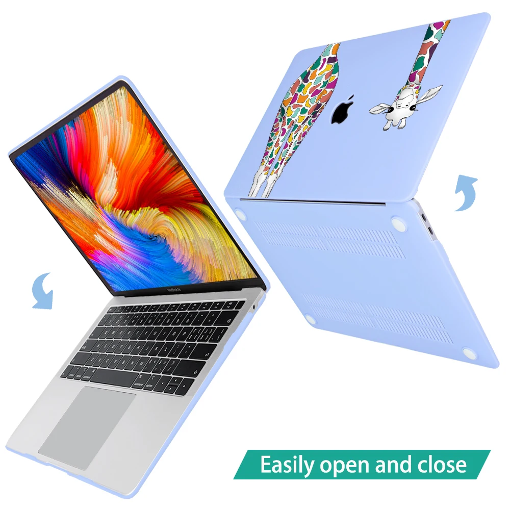 Чехол для ноутбука Redlai для Macbook pro air retina 11 13 15 с сенсорной панелью с изображением жирафа для Apple Mac book 13,3 дюймов