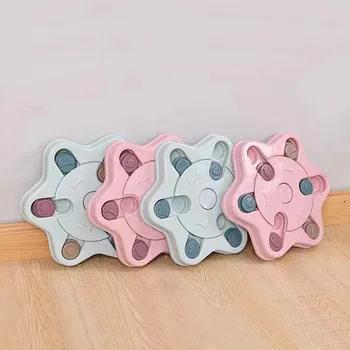 

New Pet Food Slow Feeding Disc Anti-choking Star-shaped Feeder Pet Interactive Puzzle Toy