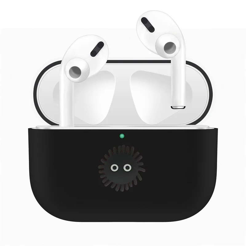 Для Apple AirPods Pro Чехол для замены ТПУ милый защитный чехол для AirPods 3 беспроводной Bluetooth наушники протектор рукав - Color: Black 10