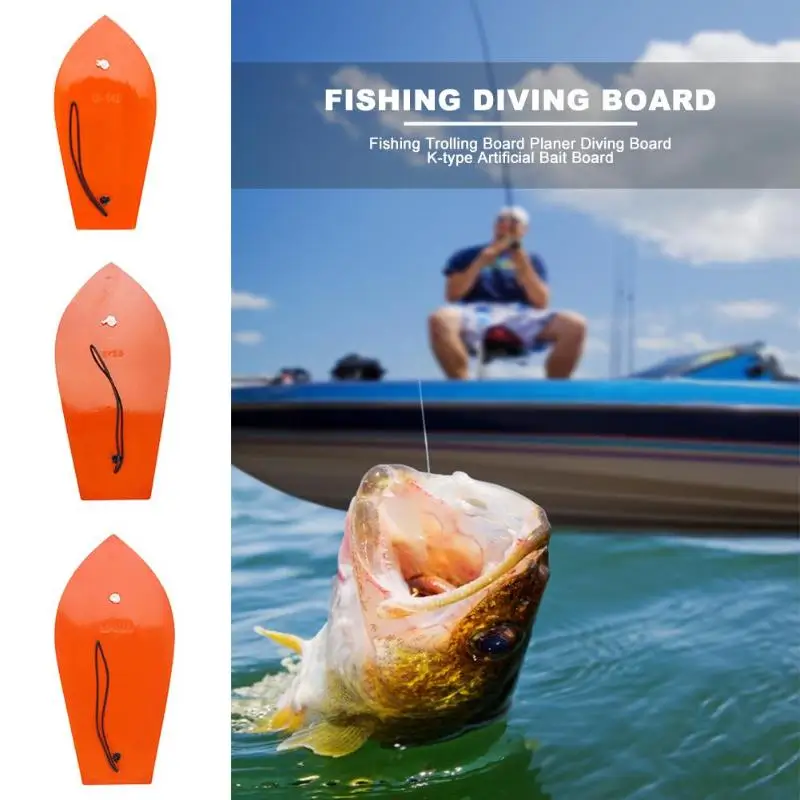

Fishing Trolling Board Planer Diving Board K-type Artificial Bait Board Fishing Sea Fishing Boat Trolling Fishing Tools