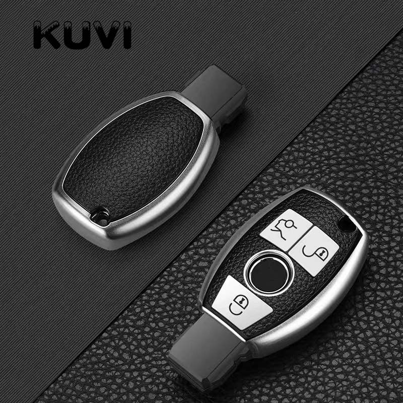Car Key Fob Case Cover Protector Fit For Mercedes Benz E C S Class W204 W212 W176 Glc Cla Gla Car Hot Leather Tpu - - Racext™️ - - Racext 51