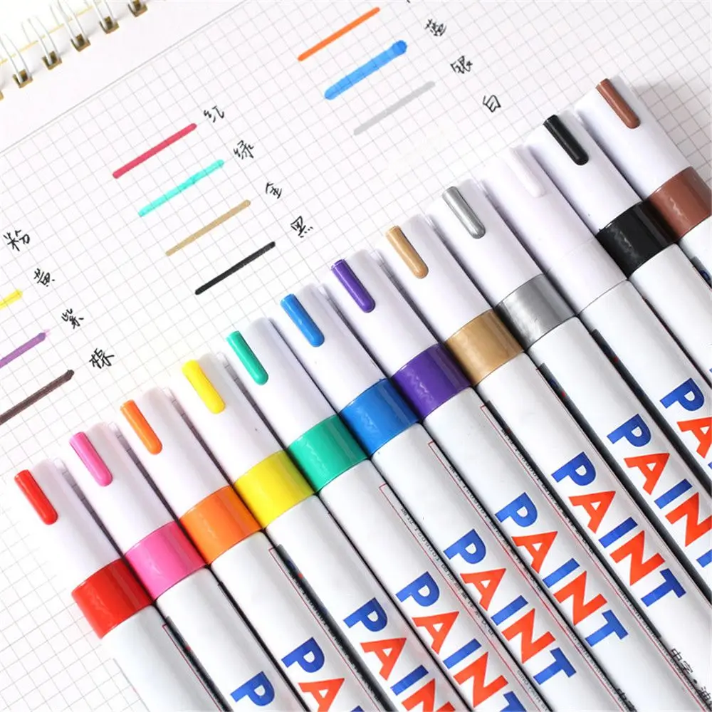 1 шт. милый водонепроницаемый маркер авторучка для автомобильных шин