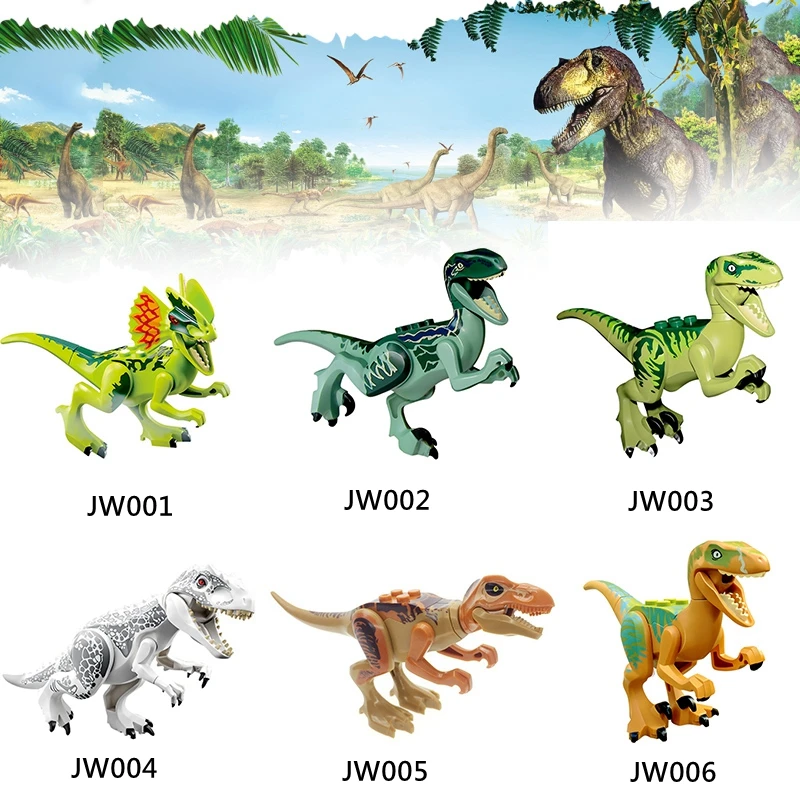 Мир Юрского периода 2 динозавра тираннозавр дилофозавр Велоцираптор фигурки