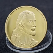 

Jesus Commemorative Coin Last Supper European Christian Bible Collectible Coin Challenge Coin Gift Lucky Coin