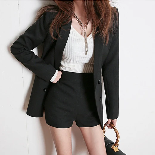 short black blazer