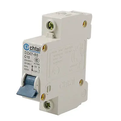 

DZ47-63 10A Electrical Single Pole MCB Mini Circuit Breaker