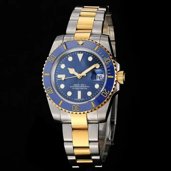 

luxury watch men SUB 40m date automatic machinery 116613 AAA sweeping movement watches No battery model 18K Diving rolexable