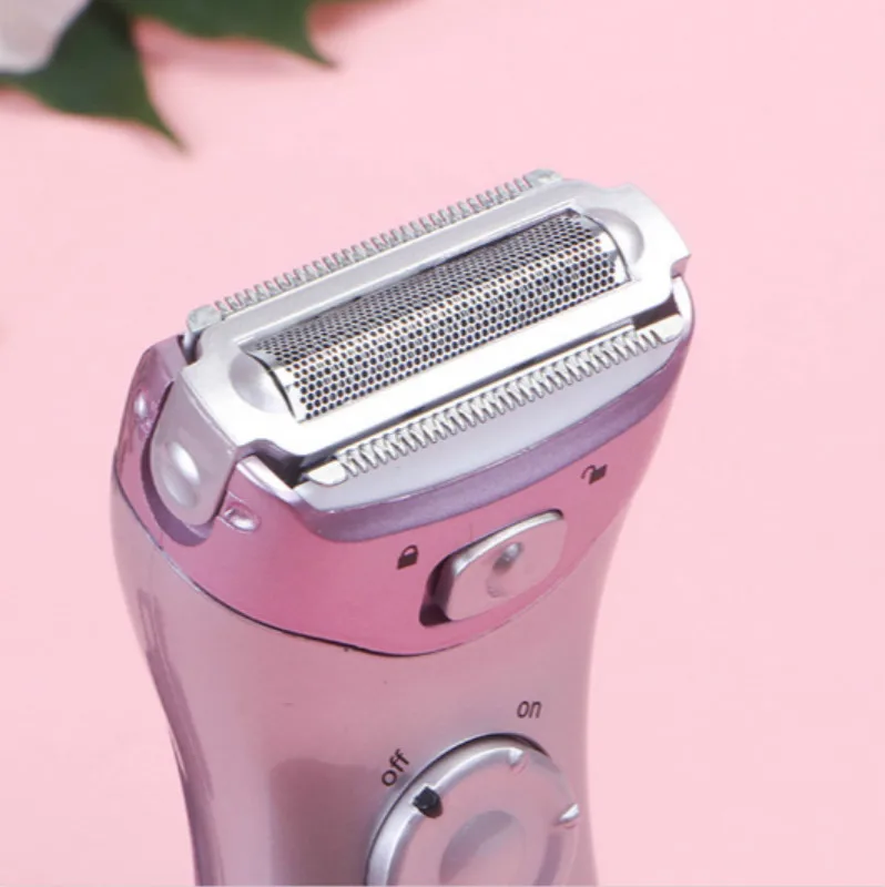 KEMEI 110-240 В Женская электрическая бритва Леди электрическая бритва рука ног подмышка средство для удаления волос на теле триммер Перезаряжаемый для лица тела D42