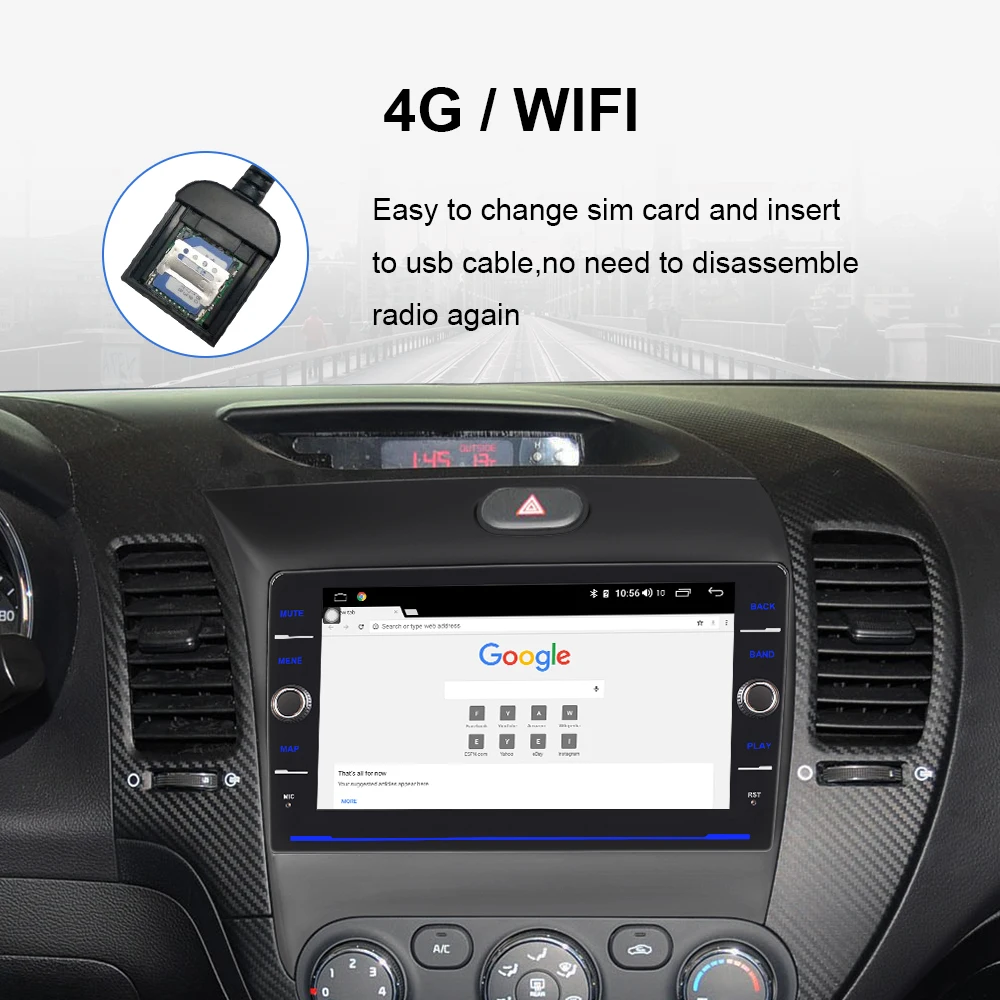 Автомобильный мультимедийный Dvd gps плеер EBILAEN для KIA Cerato Forte 2012- 2Din Android 8,1 Авто Радио Навигация магнитофон K3