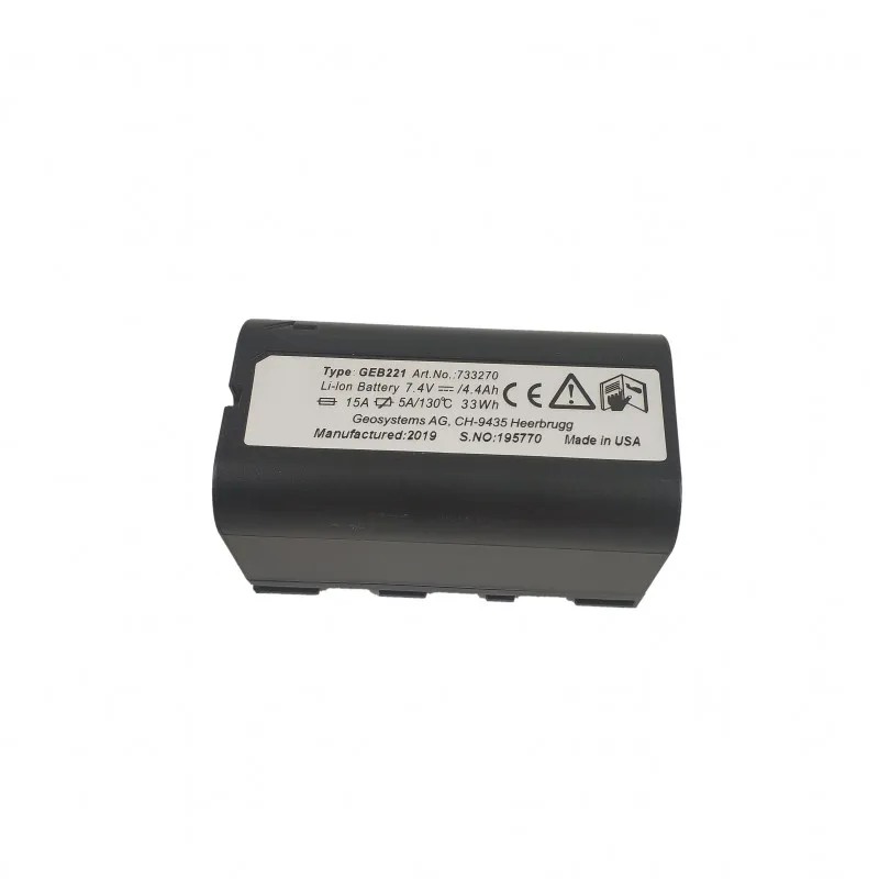 Абсолютно GEB221 Аккумулятор для Leica всего станций GEB221 аккумулятор TS02 TS06 TS09 TPS1200 инструмент для обследования 7,4 В 4400 мАч