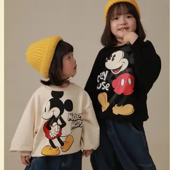 Brand Baby Clothes Toddler Kids Long Sleeve T Shirt Sweatshirts Mickey Mouse Hoodies Girl Boy Cheap Tops Clothing Sale For Baby 1