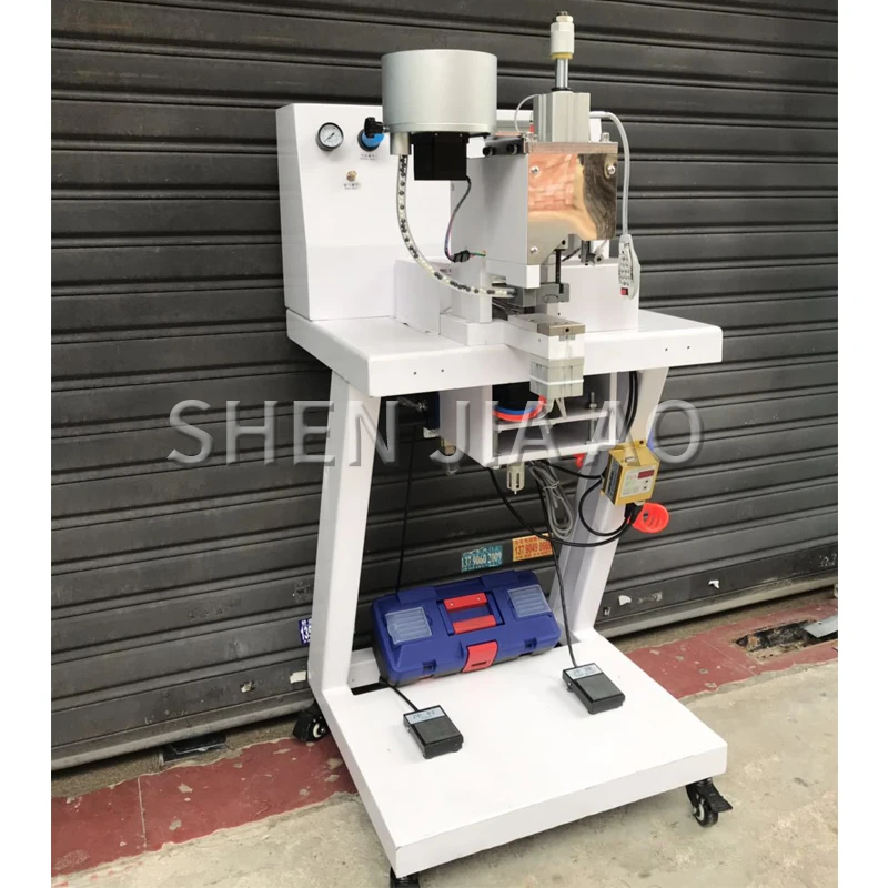 1PC Beading Nail Button Machine Four-claw Beading Clothing Buttoning Machine Fully Automatic Bead Shoes Hats Fabric Machine