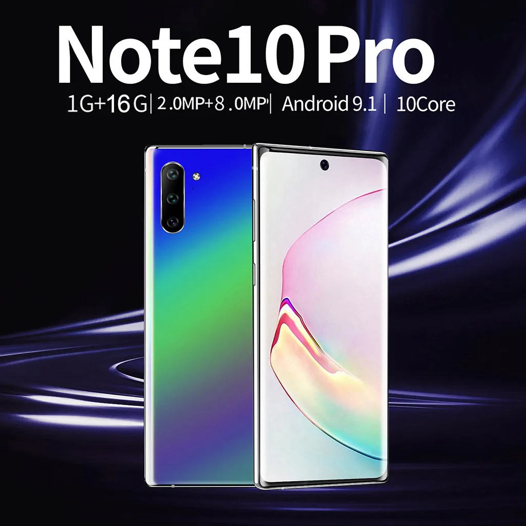 NOTE10 10 ядерный 6,8 дюймовый HD экран Android 9,1 1G+ 16GB gps 3g звонок смартфон профессиональный модный Многофункциональный Смартфон