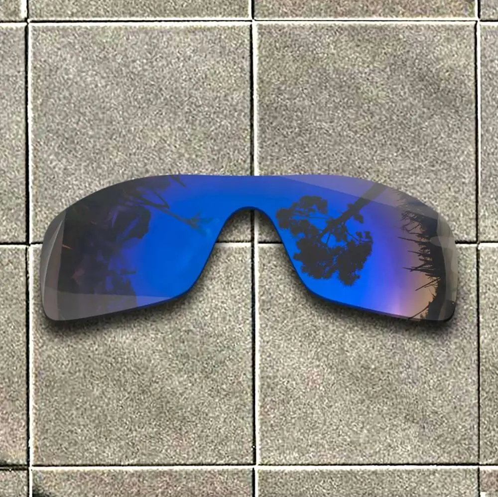 Deep Blue Polarized Sunglasses Replacement Lens for Oakley Batwolf