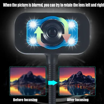 

2020 Top quality 2.0 HD Online Course Webcam Laptop PC Computer Digital USB 2.0 Camera Video Recording Built-in Microphone