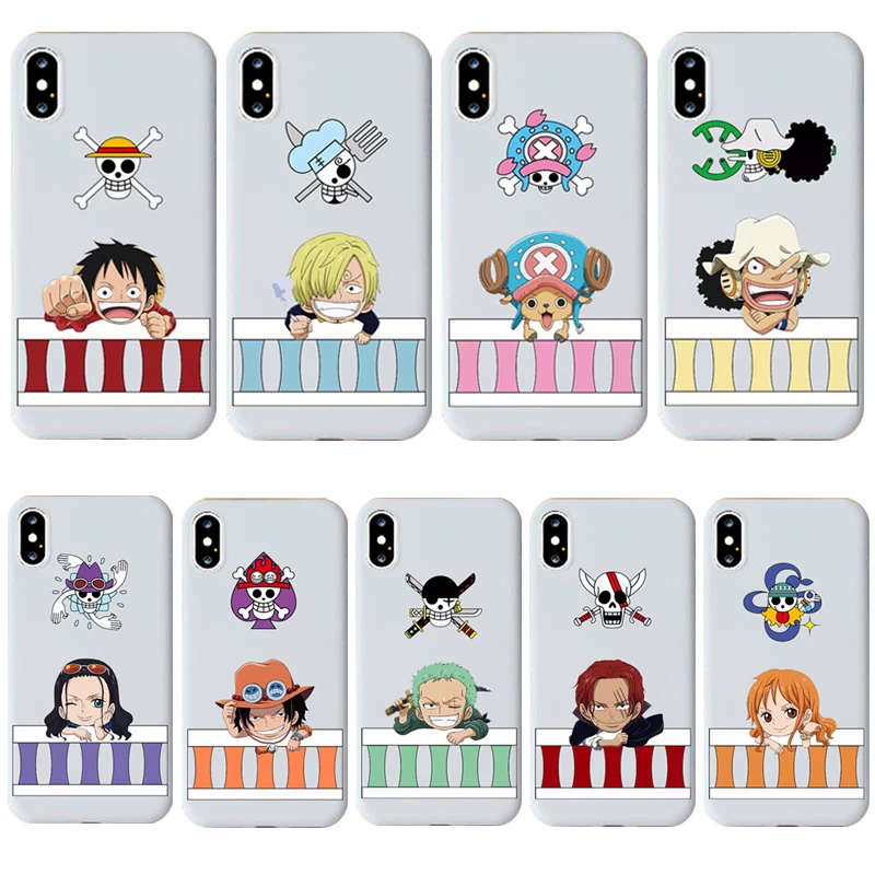 Чехол для телефона Luffy из японского аниме с героями мультфильмов чехол iphone 12 11 Pro Xs
