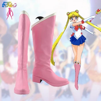 

Sailor Sailor Moon Chibi Moon Costumes Sailor Moon shoes Cosplay Custom Halloween men and women cartoon Game animation shoes